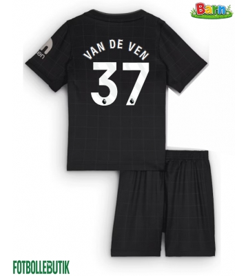 Tottenham Hotspur Micky van de Ven #37 Bortaställ Barn 2025-26 Kortärmad (+ Korta byxor)